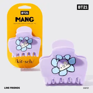 BT21 meets Kitsch Recycled Plastic Puffy Claw Clip 1pc - MANG