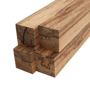 Black Limba Lumber Square Turning Blanks - 2" x 2" (4 Pcs)