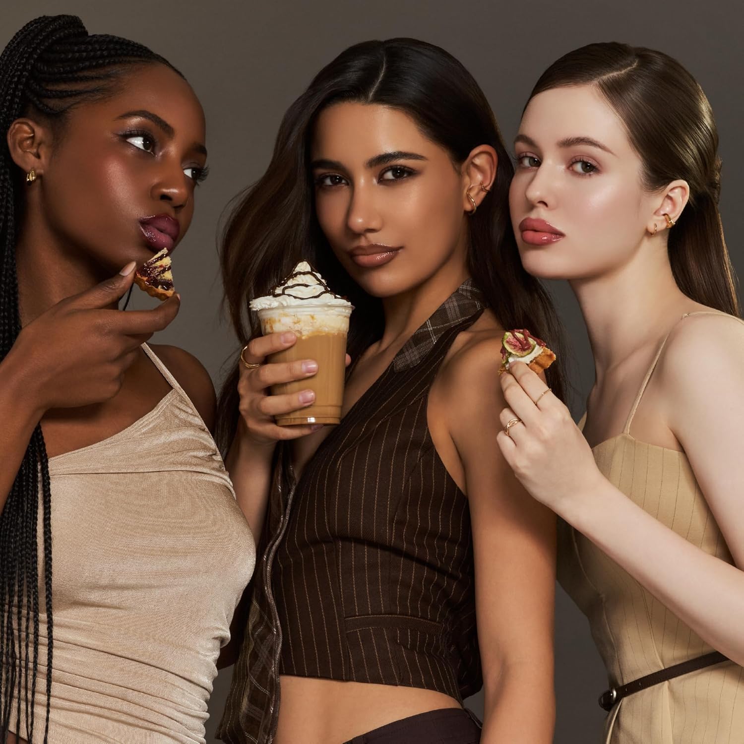 Volume Hack Trio Sweet Fig Set |  Lip Combo for Plump, Hydrated & Glossy Lips | 3-in-1 Kit (3 Shades, Lip Mate Pencil 0.5g, Melting Balm 3.5g, & Color Gloss 4g)