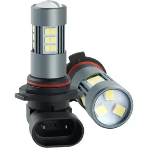 Tier's Haven 9005 LED Fog Bulbs, HB3 LED Fog Lights 6500K Cool White, Plug and Play, Replacement Lights for Cars Trucks SUV, Pack of 2