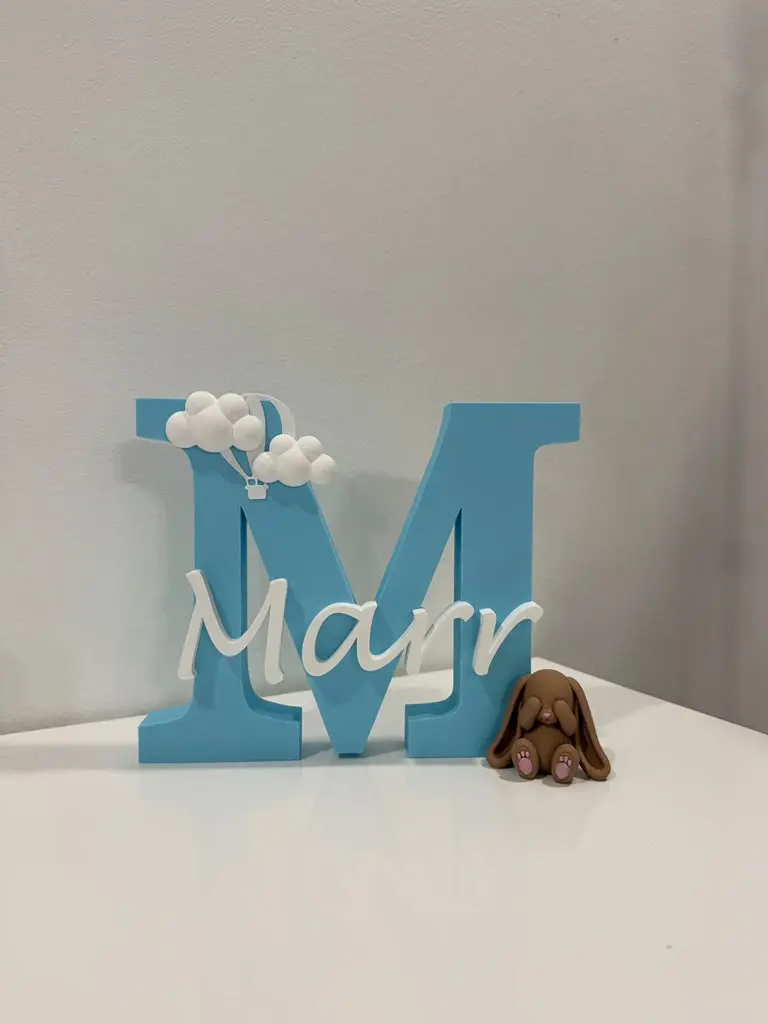 Custom 3D Printed Name Sign, Personalized Nursey and Desk Decor