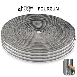 Multi-Size Self-Adhesive Weather Stripping Seal, Soundproof Insulation Filler for Soundproof Windows, Sliding, Exterior and Front Jamb Door Frames, Soundproof Window