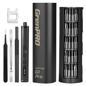 GrenPRO G1 Pro 78-in-1 Precision Electric Screwdriver Set, 3.7V Mini Cordless Screwdriver with LED Display & 5 Torque Settings, Magnetic Bits Kit for Phone Repair, Camera, Laptop, Electronics