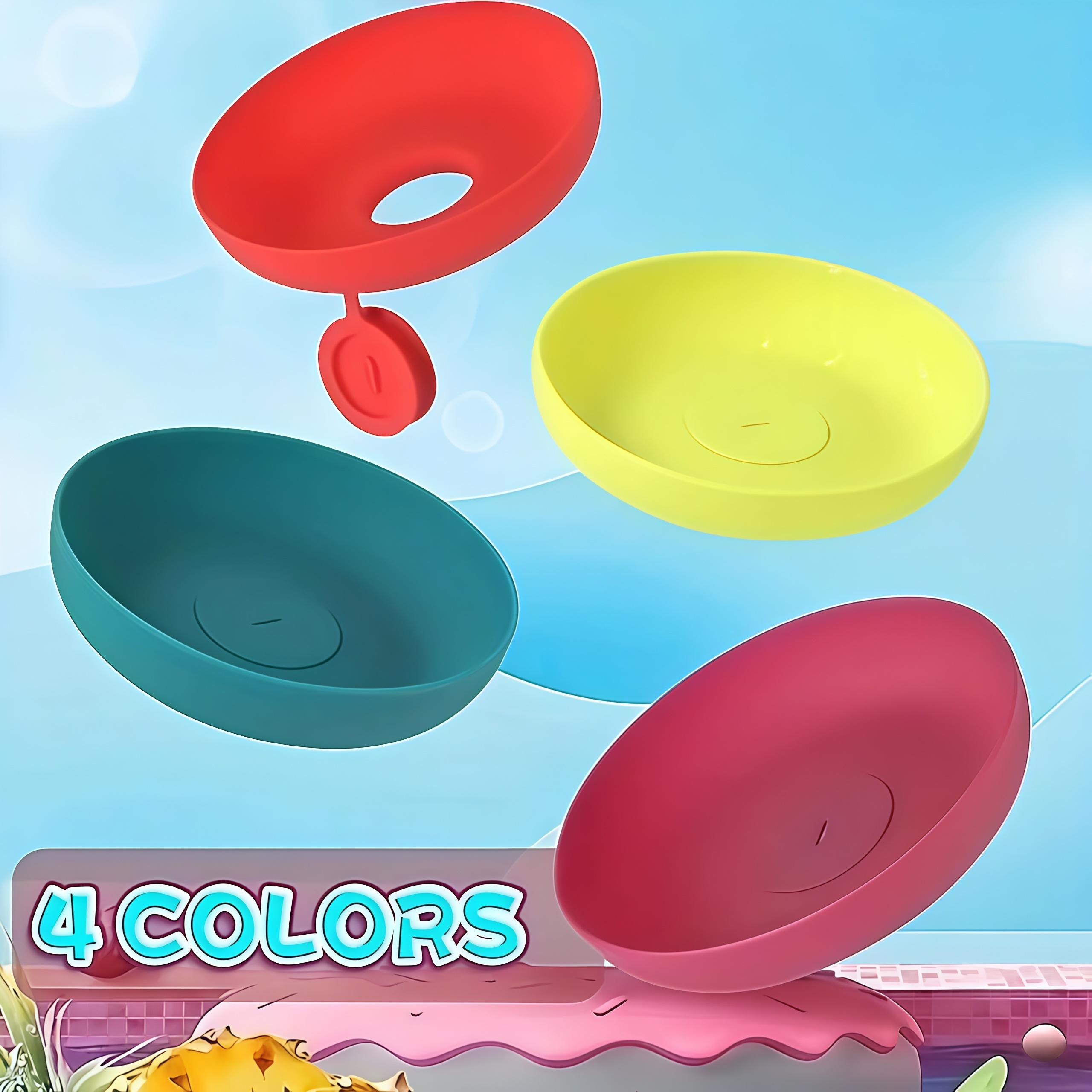 4pcs Silicone Ice Cream Holder Stand Set, Summer Popsicle Holder, Leak-Proof Cone Support with Drip Guard, Portable Youngsters's Ice Pop Mold Tray for On-The-Go Snacks - Dishwasher Safe