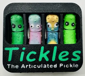 Tickles, the Articulated Pickle - 4-pack Box