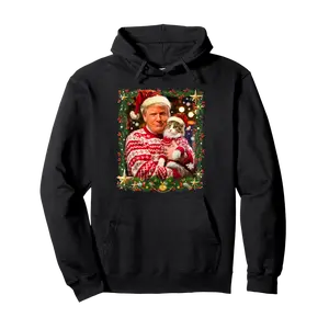 Funny Trump Christmas Sweater for Cat Lovers Pullover Hoodie - Rauldiazde Shop Zb0dnjnm8nh