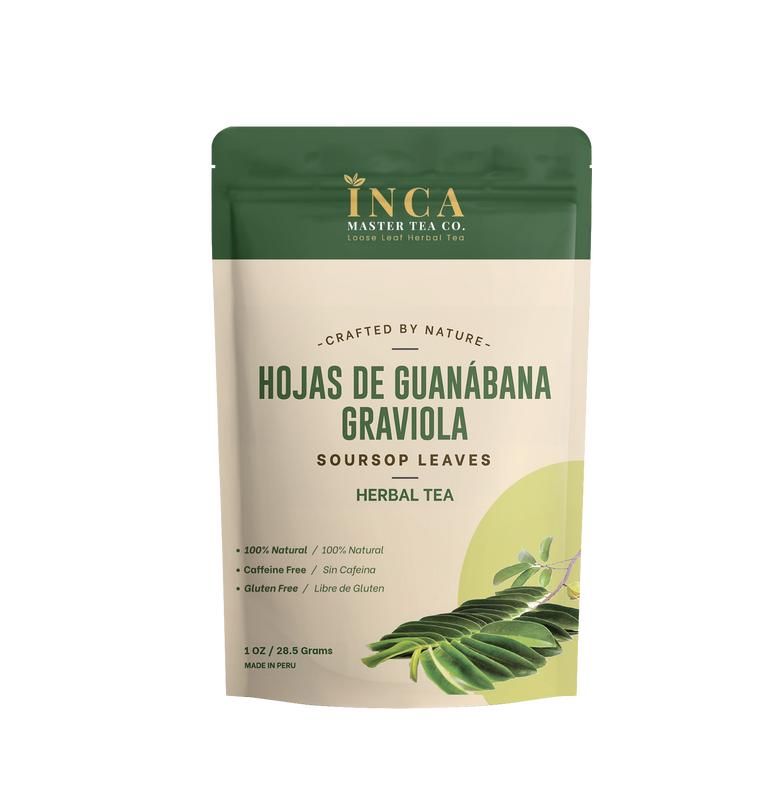 Inca Master Soursop Tea – Guanabana Leaves, Cut & Sifted Loose Leaf, 3. ...