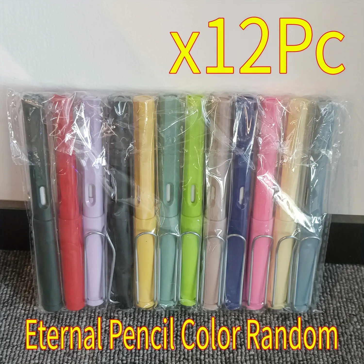Eternal Infinity Pencils 12Pc Unlimited Pencil Writing Art Painting Stationery Office Supplies
