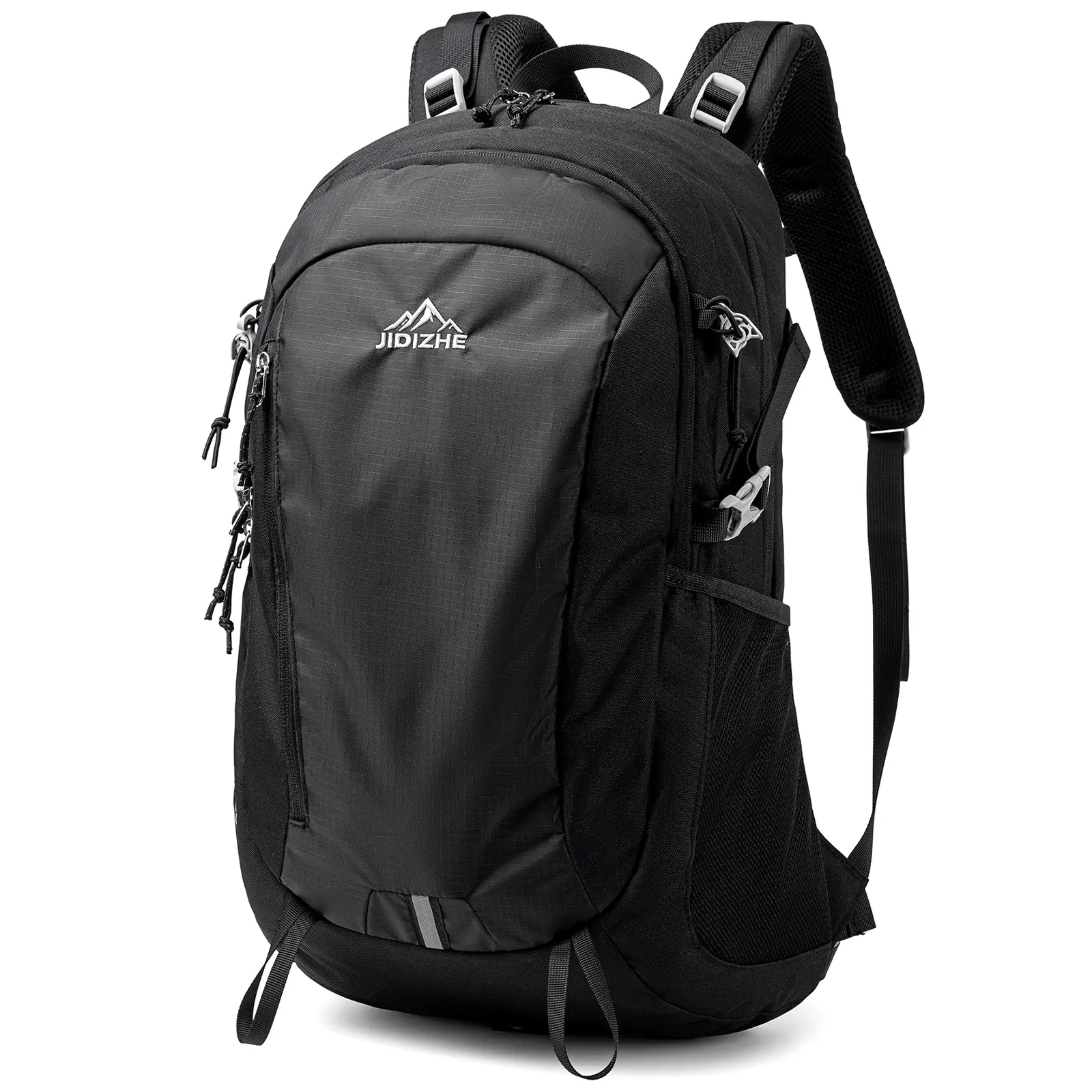 JIDIZHE 35L Internal Frame Hiking Backpack with Rain Cover, Lightweight Design, Adjustable Chest Strap & Breathable Backpad for Men, Women Hiking, Camping