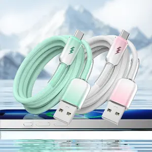 60w Type-C Fast Charging Cable, Safe Charge Support Carplay Screen Mirroring Navigation, Dual Function Charger for Multiple Devices