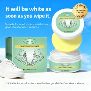 All-in-One Leather & Sneaker Cleaner – Jue Fish No-Wash White Shoe Cleaning Paste