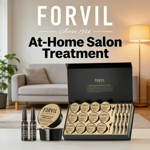 Miracle FORVIL Skincare-Grade Plant Oil Hair Serum & Mask Set Deep Moisturizing & Fresh-Locking Everyday Hair Routine