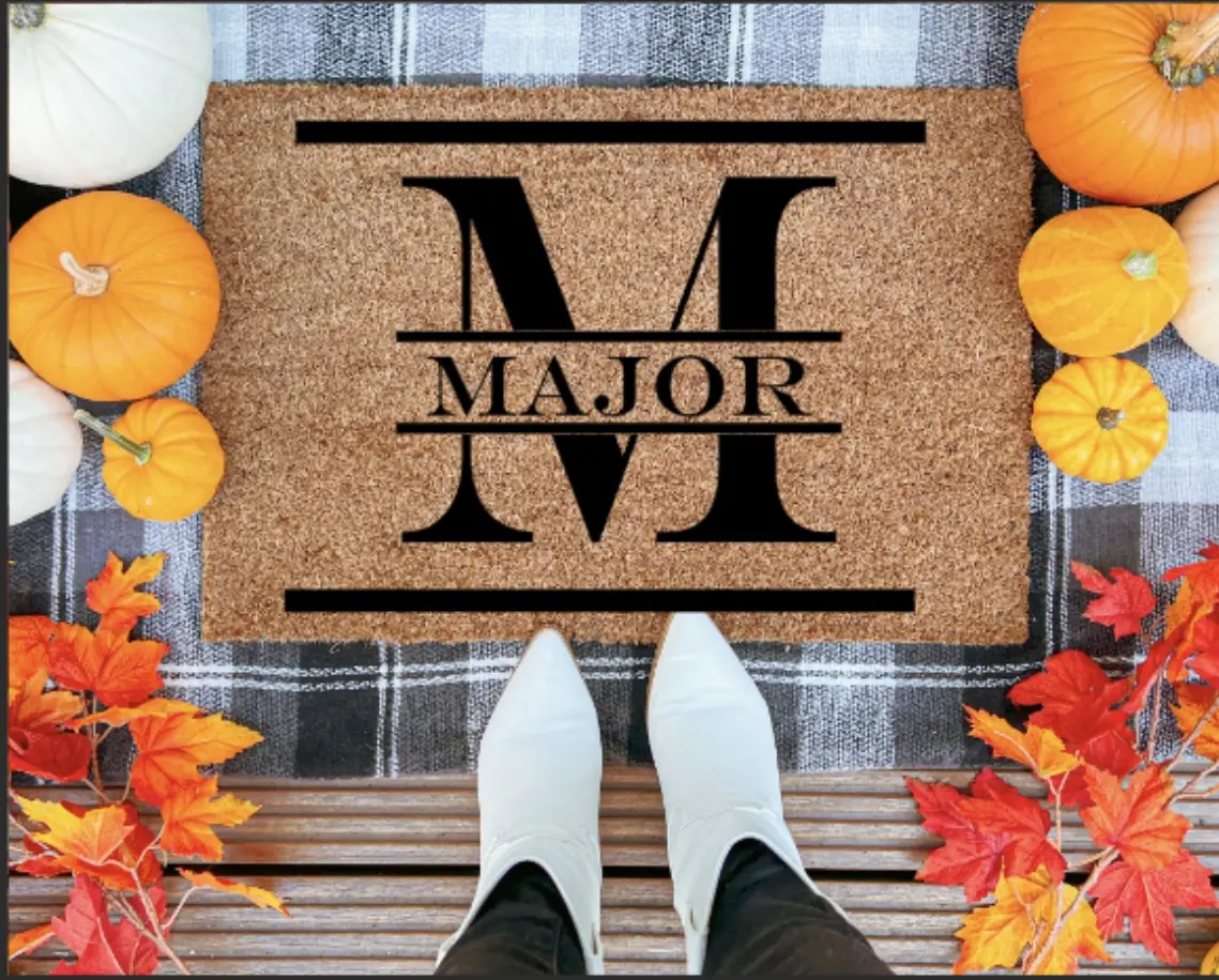 Personalized monogram Doormats - Enhance Your Home's Entryway