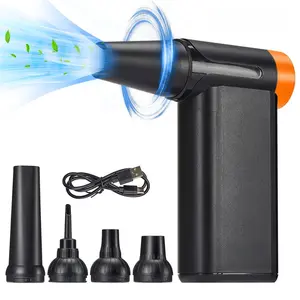 [ Electric Air Duster] Multifunction 100,000RPM Cordless Compressed Air Duster for Keyboard,Mini Portable Electric Air Duster