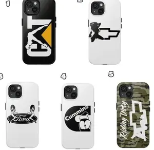 Chevy, CAT, FOrd Camouflage Phone Case Compatible with iPhone 17, 16, 15, 14, 13, 12, 11, X & Galaxy.