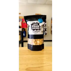 Salted Agave Caramel Popcorn - Fluffy Non-GMO Kernels Coated in Caramel with Sea Salt - Delicious Snack for Savory Lovers