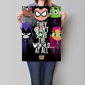 HOT!!!Teen Titans Go! Poster Kids TV Series Art Print