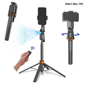 360 Degree Rotating Selfie Stick Tripod, Rechargeable Smart Face Tracking Tripod, Automatic Face Tracking Phone Stand, Vlog Live Streaming Photography Equipment