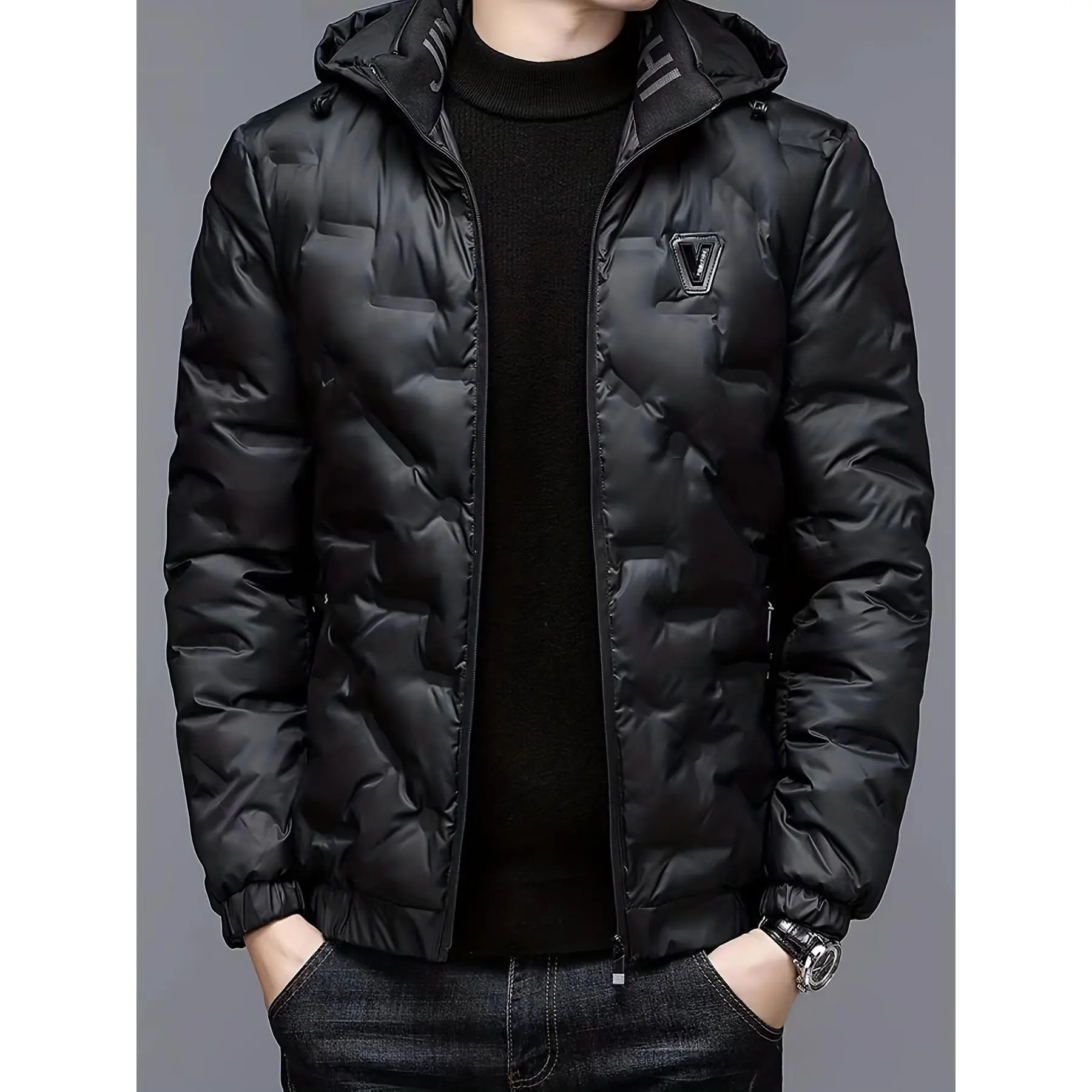 Men's Jacket with Hooded Windbreaker Men's Jacket with Hooded Windbreaker