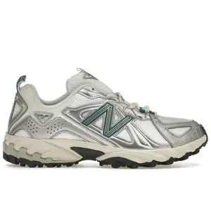 New Balance Men's 610 Silver Metallic Reflection Green, from StockX
