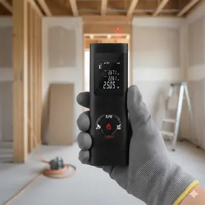 USB Laser Distance Meter 60m, Portable Electronic Range Finder with Backlit Display, High Precision Tool for Area & Volume Calculation, Unit Switchable, Ideal for Construction, Home Measurement, Real Estate Assessment, Laser Measuring Tool