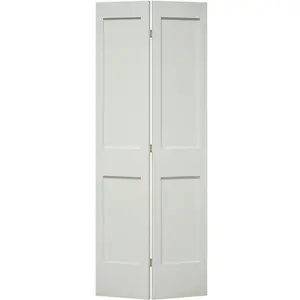 Ivanees 2-Panel Solid Core Shaker Door 80 Inch Height - Bifold  With 35mm Thickness
