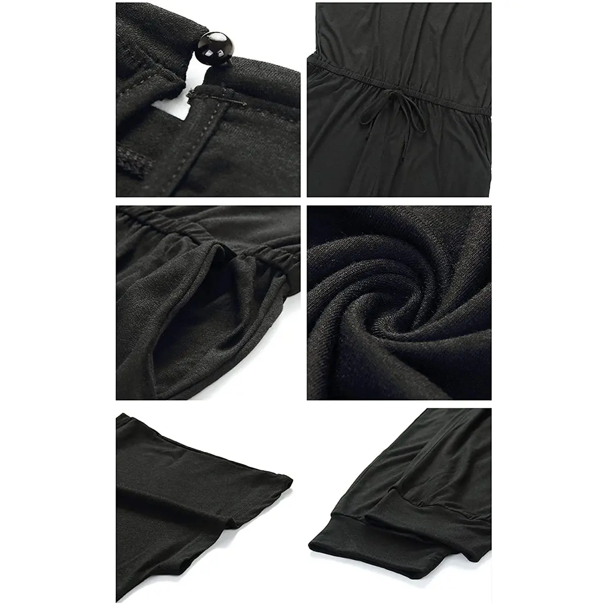 PRETTYGARDEN Women's Jumpsuit Plus Size S-XXXL Off-Shoulder Elastic Waist Stretchy Loose Minimalist Comfy Clothes Casual Outdoor Lightweight Romper - Fabric - Womenswear Pants Style romper PRETTYGARDEN Women's Jumpsuit Plus Size S-XXXL Off-Shoulder Elastic Waist Stretchy Loose Minimalist Comfy Clothes Casual Outdoor Lightweight Romper - Fabric - Womenswear Pants Style romper