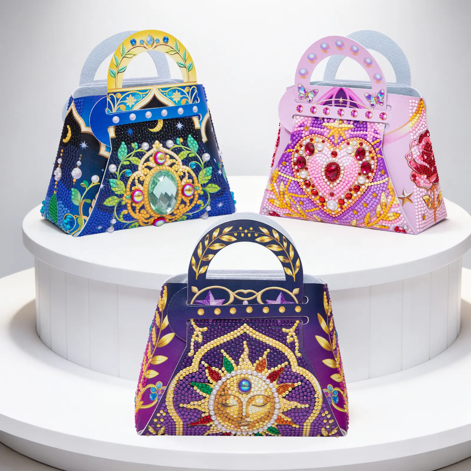 Women's Crystal Art Tote Bag with a Sparkly Diamond Pattern Design, for Daily Wear and Gifting