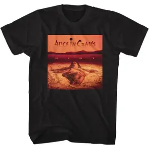 Classic 90s Music Alice in Chains Black Dirt Album T Shirt Men Women Short Sleeve Cotton T-Shirt Summer Vintage Tops Clothing