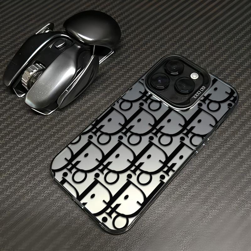 Sleek Modern Letter Pattern  Phone Case Durable Hard Acrylic Back Case With An Anti-Yellowing Coating, Made From High-Quality Designed For Reliable Drop Protection For Your Phone For iPhone 17.16.15.14.13.12.11.X.XS.XSMAX.XR.8.7