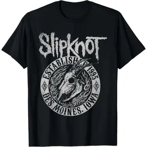 Slipknot Iowa Skull 1995 T-Shirt short sleeved