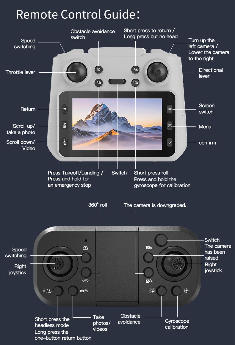 CJCMALL i7 PRO Brushless Drone with 4K HD Dual Camera, 4CH 2.4GHz Remote Control, Intelligent Obstacle Avoidance, Optical Flow Positioning, Foldable Design, 12 Minutes Flight Time CJCMALL i7 PRO Brushless Drone with 4K HD Dual Camera, 4CH 2.4GHz Remote Control, Intelligent Obstacle Avoidance, Optical Flow Positioning, Foldable Design, 12 Minutes Flight Time