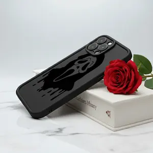 Melting Ghostface Scream Icon Horror Phone Case iPhone17/17PROMAX/17PRO/16/15/14/13/12/GALAXYS21/S22/S23/S24 Celestial Eye Layered Phone Case Drop-Resistant Protection Cool trend BOBOJT2192008