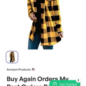 Womens Flannel Cardigan Buffalo Plaid Jacket Trendy Casual Loose Long Sleeve Kimono Fashion Fall Outfits With PocketsYellow-2Large
