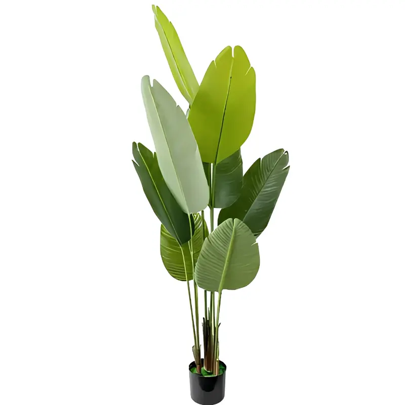 5ft (60in) Premium UV-Resistant Lifelike Plastic Bird of Paradise Artificial Potted Plant with Dried Moss, Decorative Indoor-Outdoor Piece for Bedroom Decor, Garage, Office, Home Decor Gift