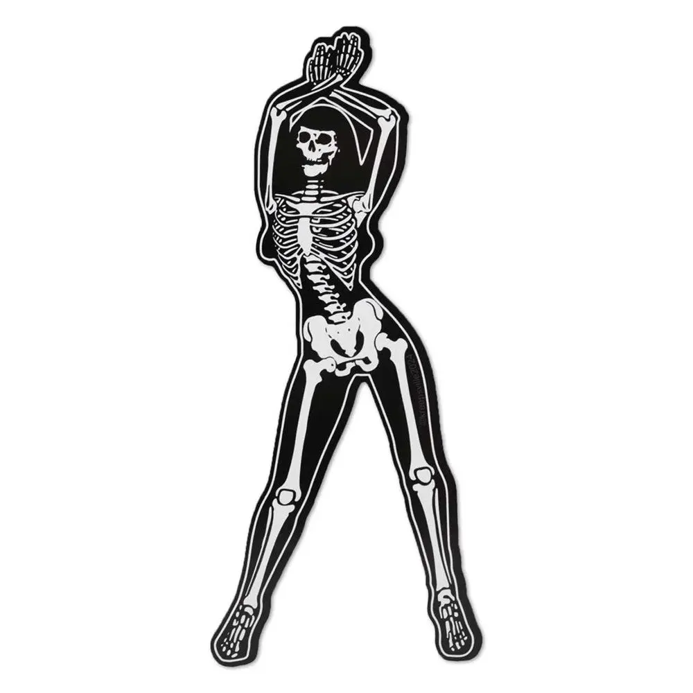 Skeleton Pin-up Arms Standing Vinyl Sticker Skeleton Pin-up Arms Standing Vinyl Sticker