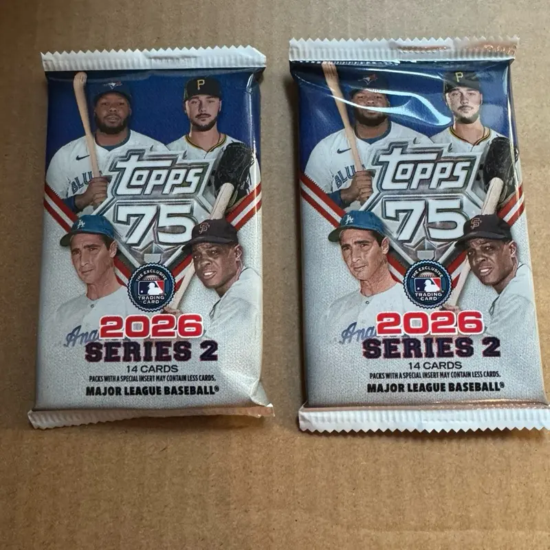 *2 packs* 2026 Topps series 2 with 14 cards per pack -28 total cards