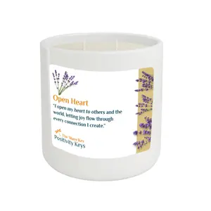 The Share Key Candle – Open Heart | Lavender Clean & Mindful Candle