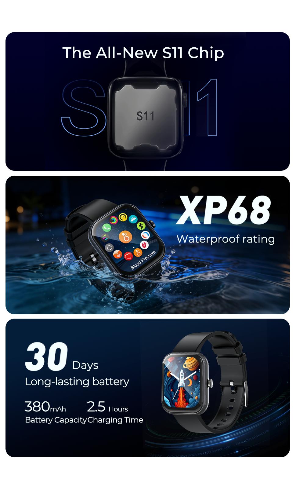 Smart Translation Watch, Supports Bluetooth Calling, AI assistant, and translation functions, with long battery life. This wearable device is compatible with iPhone and Android phones and functions as a translator. Translator