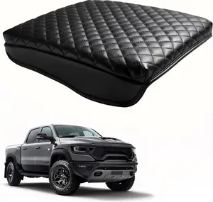 Center console cover for 2019–2026 Ram 1500, armrest pad covers, PU leather material, scratch-resistant and wear-resistant, Ram 1500 accessories Car Memory Fit