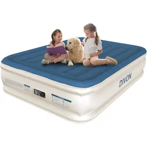 Air Mattress Full with Built in Pump,18’’Thicken Inflatable Mattress in 3 Mins,Foldable Blow Up Mattress,Portable Full Size Air Mattress for Camping,Travel&Floor,Air Bed for Adults,660lbs