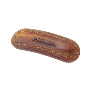 Pre-owned PRADA Resin / Acrylic Small Leather Goods Hair Clip
