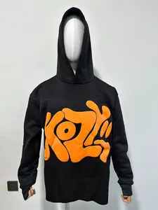 Men's Bat-Patterned Hooded Pullover Sweatshirt - Unisex Vintage Y2K Crewneck, Spacious for Comfort & Style, Ideal for Everyday Wear & Gifting, Classic Trendy Menswear Top