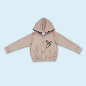 Toddle Baby Girls Hunting Season Deer Long Sleeves Hooded Jacket Kids Fall Winter Coat