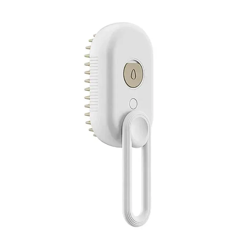 Cat Steam Brush – 3-In-1 Pet Grooming Comb with Water Spray for Cats and Dogs,Electric, USB Rechargeable