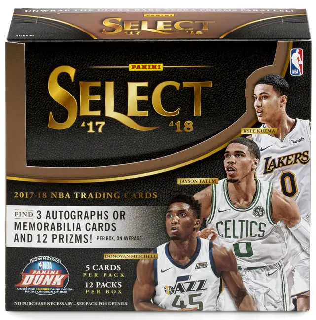 2017-18 Panini Select Basketball Hobby