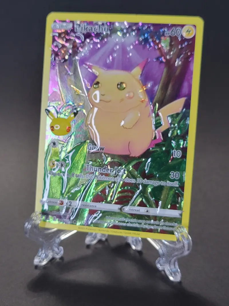 pokemon card pikachu cosplay Limited Edition 24k Gold Plated Kuriboh Metal Ingot main image 0