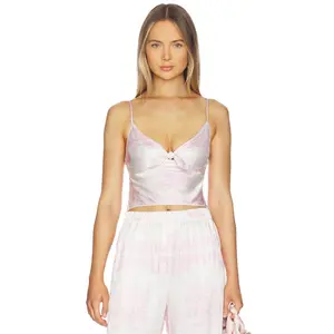 LoveShackFancy Emeraine Top in Ivory Heirloom