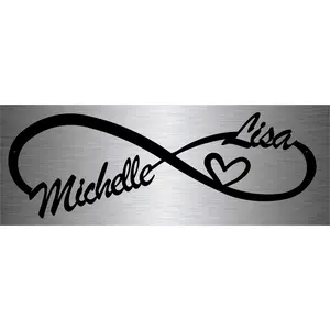 Infinity Symbol w/ Heart Monogram