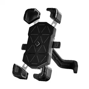 Bike Phone Holder Mount, for 4.5''-7.1'' Phones, Quick Release Bike Phone Mount Handlebar Clamp, 360° Rotatable Bike Phone Holder